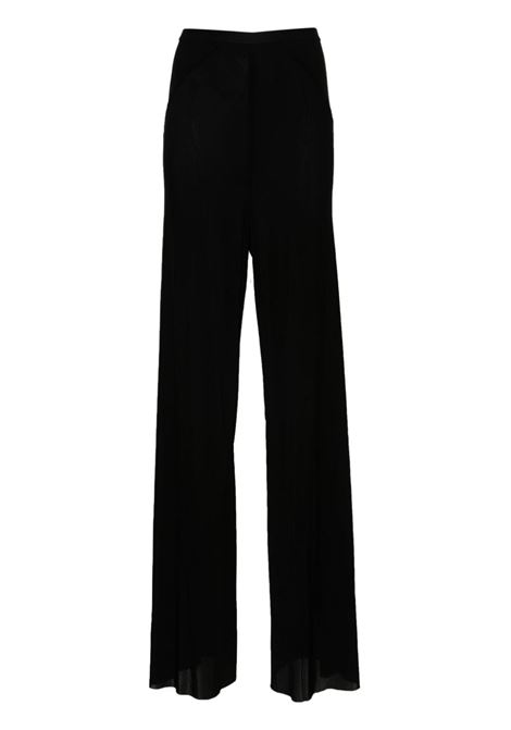 Black Jumbo wide-leg trousers - women RICK OWENS | RP01D2300HBZ09